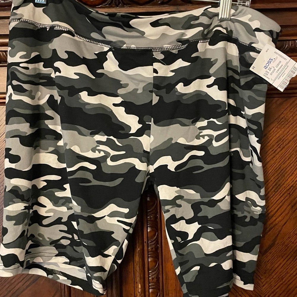 Camo Print Shorts